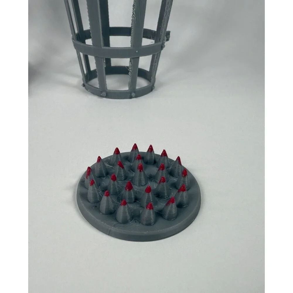 Aurora Monster Scenes-Style Hanging Cage  & Pillory Torture Devices Toys